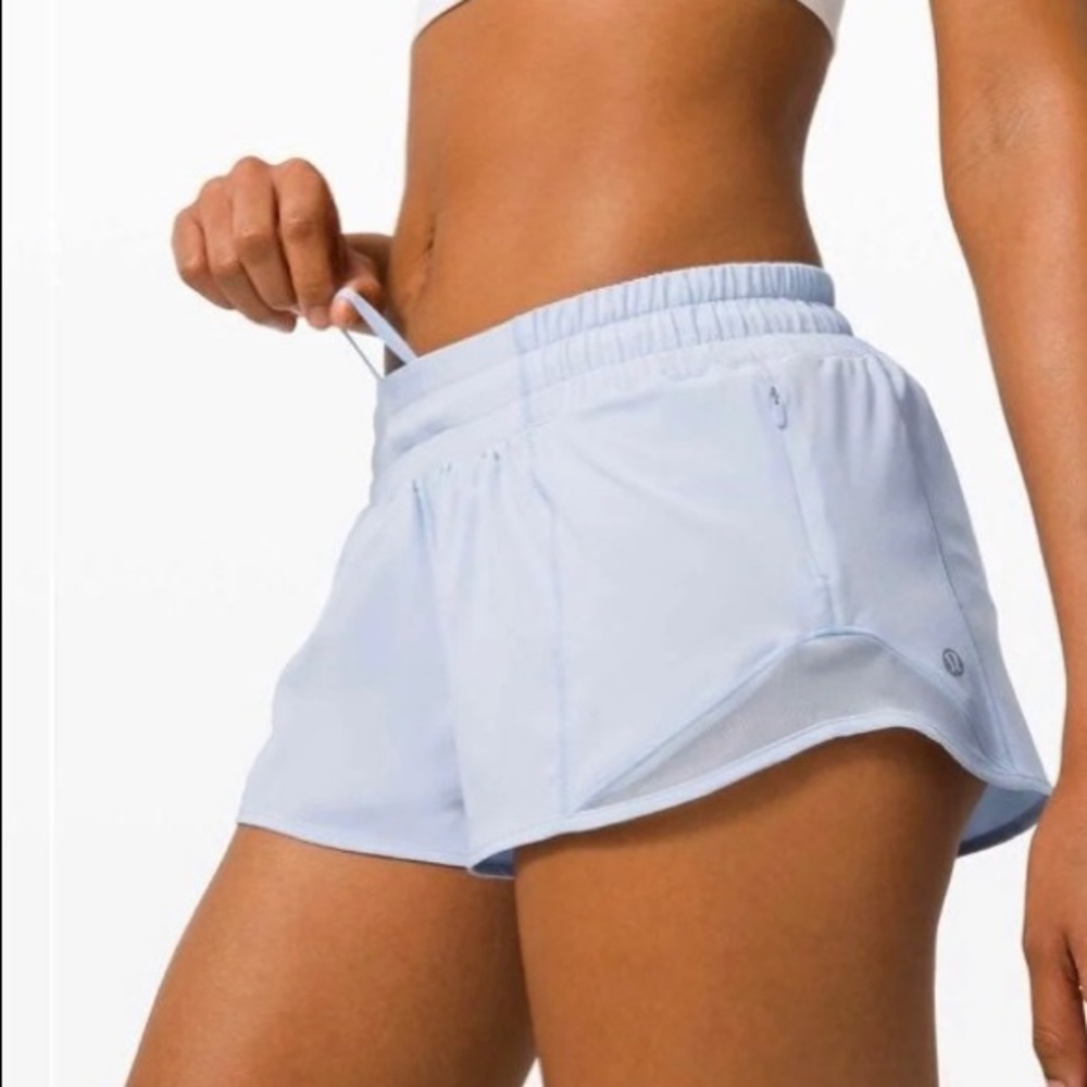 lululemon blue hottie hot shorts